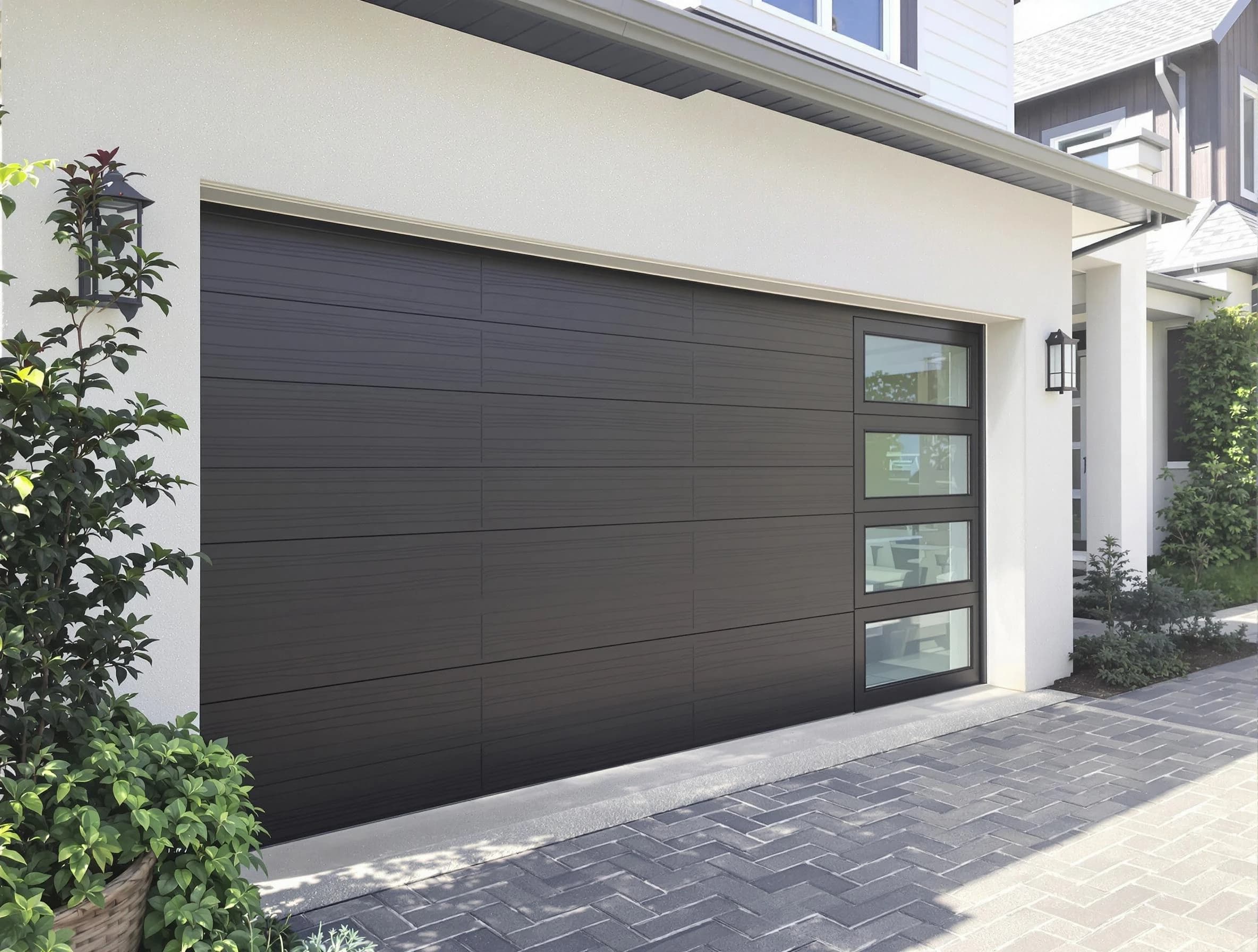 Custom garage door installation by Cumberland Garage Door Repair in Cumberland