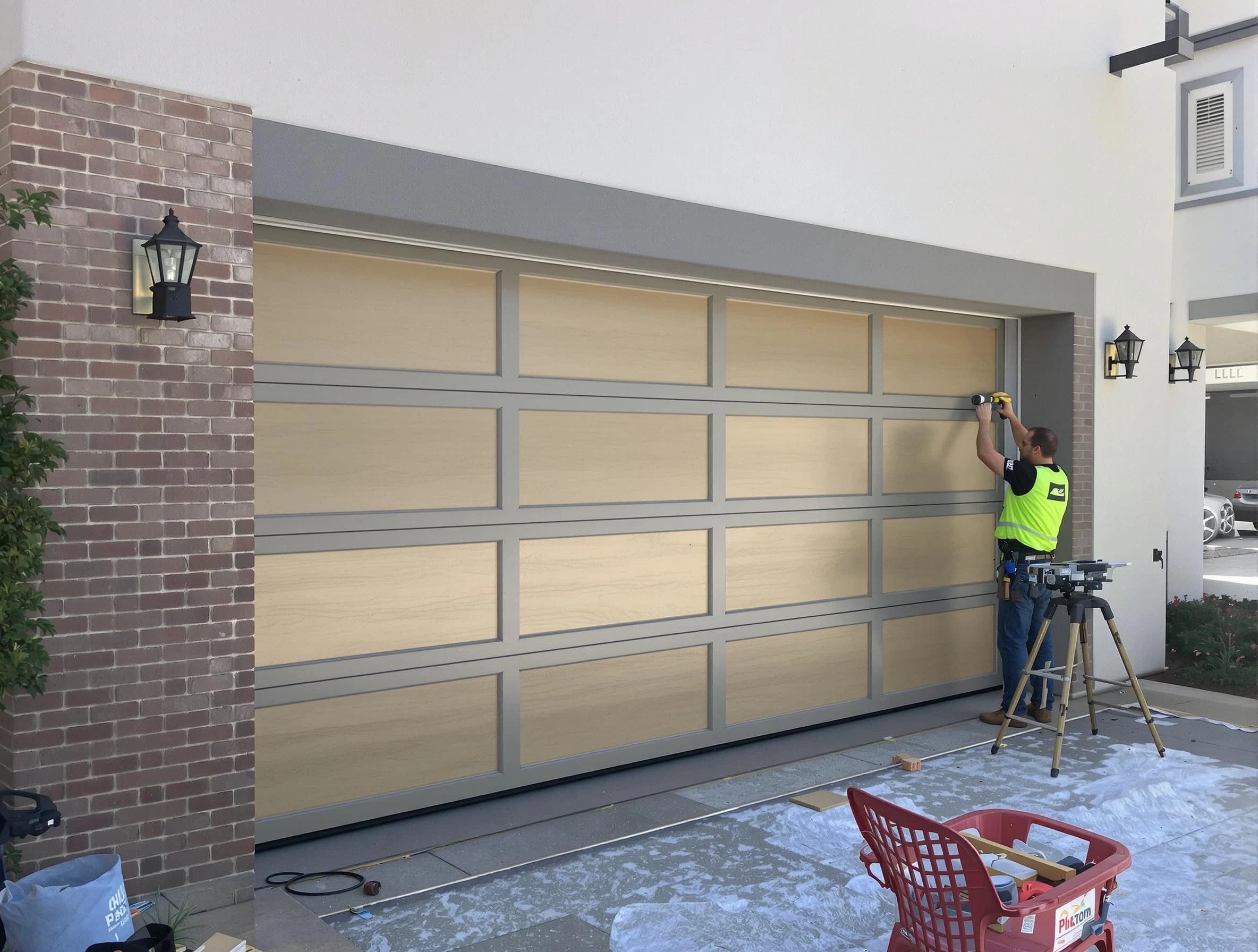 Garage door replacement service by Cumberland Garage Door Repair in Cumberland