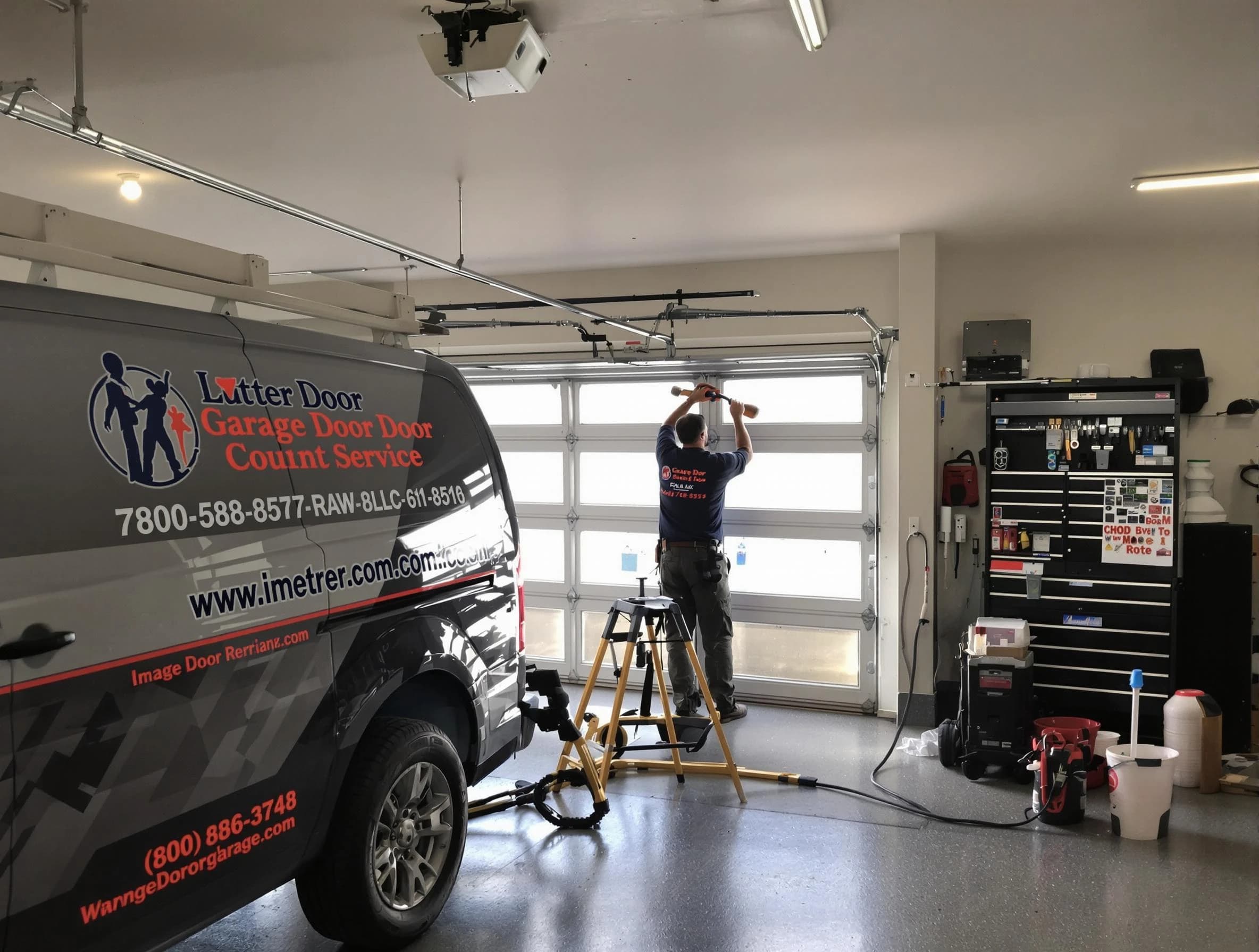 Cumberland Garage Door Repair rapid response team performing same-day repair in Cumberland