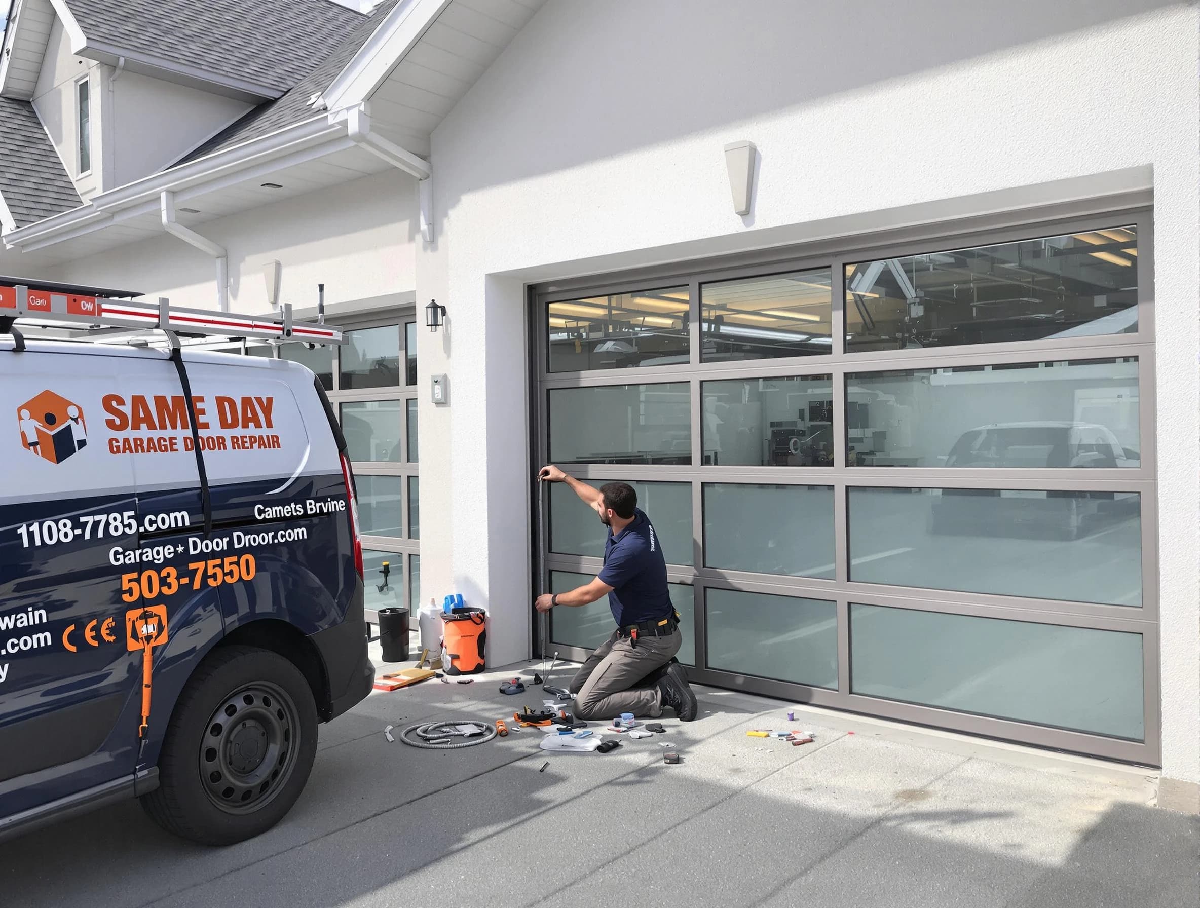 Same-day garage door repair service by Cumberland Garage Door Repair in Cumberland