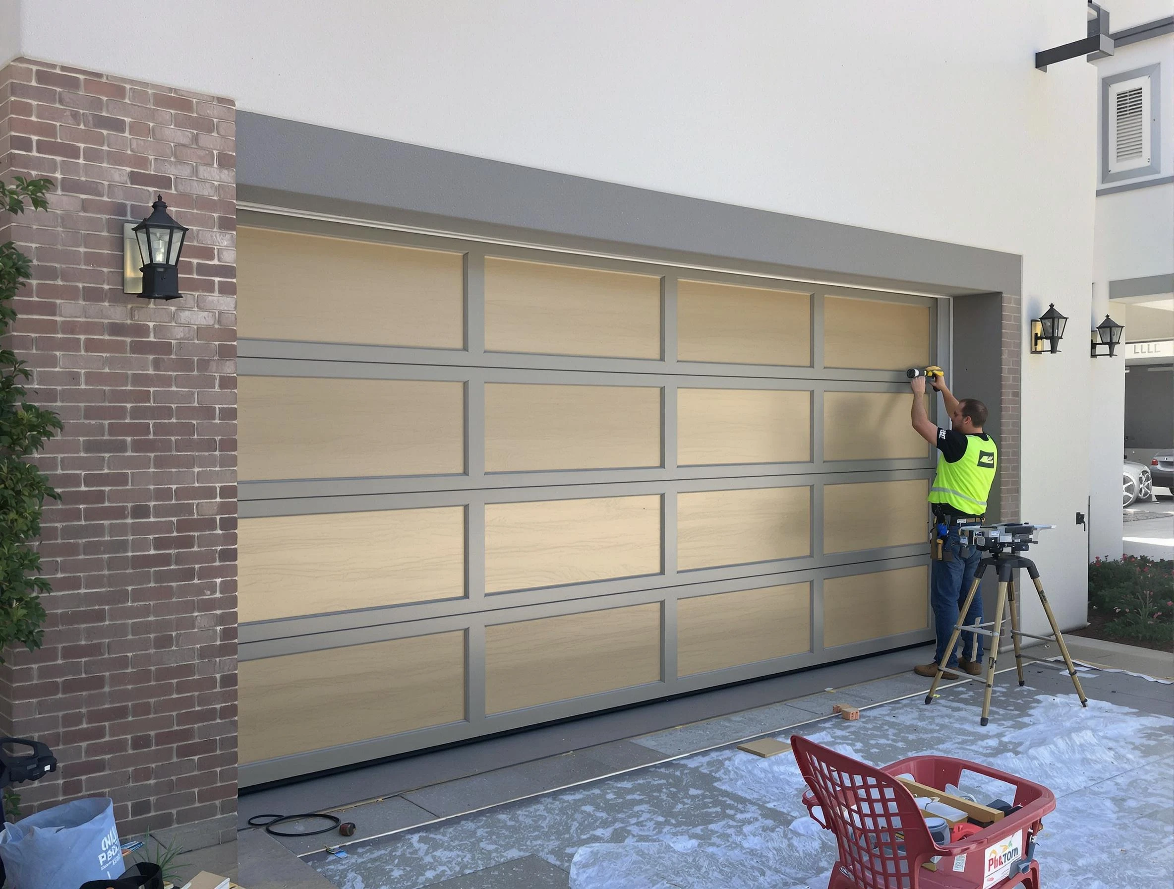 Garage door replacement service by Cumberland Garage Door Repair in Cumberland