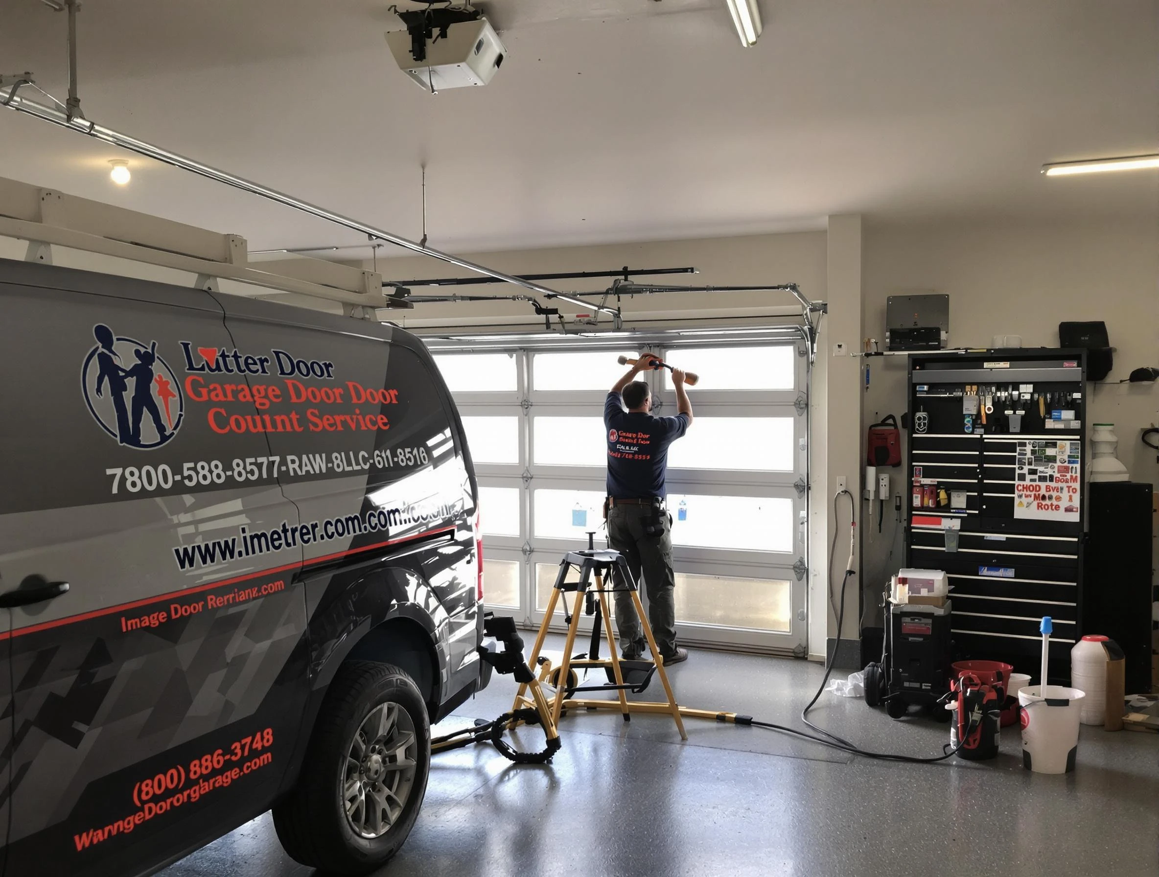 Cumberland Garage Door Repair rapid response team performing same-day repair in Cumberland